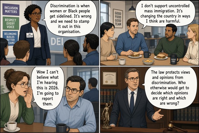 You're against discrimination, aren't you?
